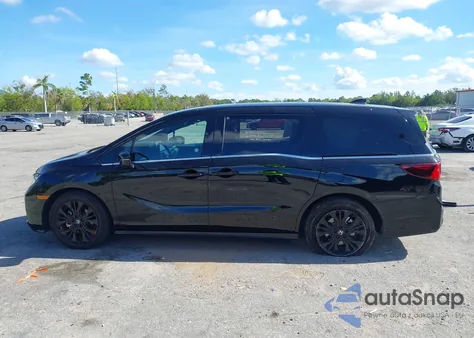 2025 Honda Odyssey Sport-L из США, поврежденный, VIN 5FNRL6H7XSB051948